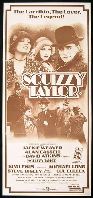SQUIZZY TAYLOR Original Daybill Movie Poster David Atkins Jacki Weaver