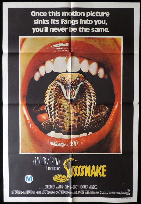 SSSSNAKE One Sheet Movie Poster Strother Martin Horror