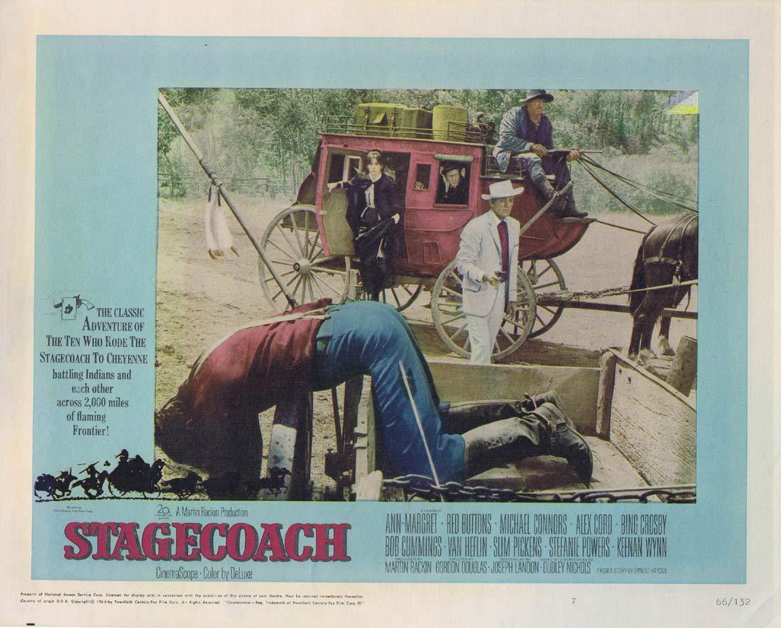STAGECOACH Lobby Card 7 Ann-Margret Red Buttons
