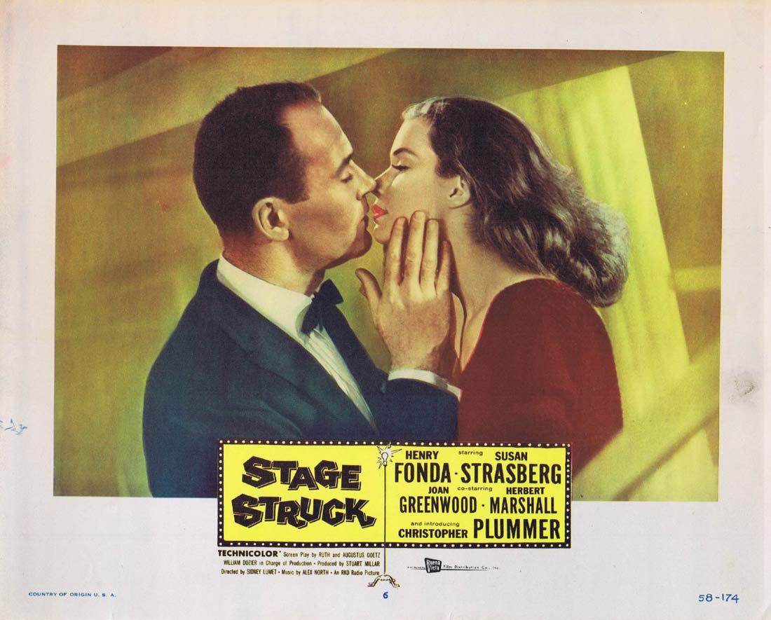 STAGE STRUCK Original Lobby Card 6 Henry Fonda Susan Strasberg