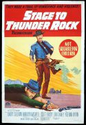 STAGE TO THUNDER ROCK One sheet Movie poster Barry Sullivan