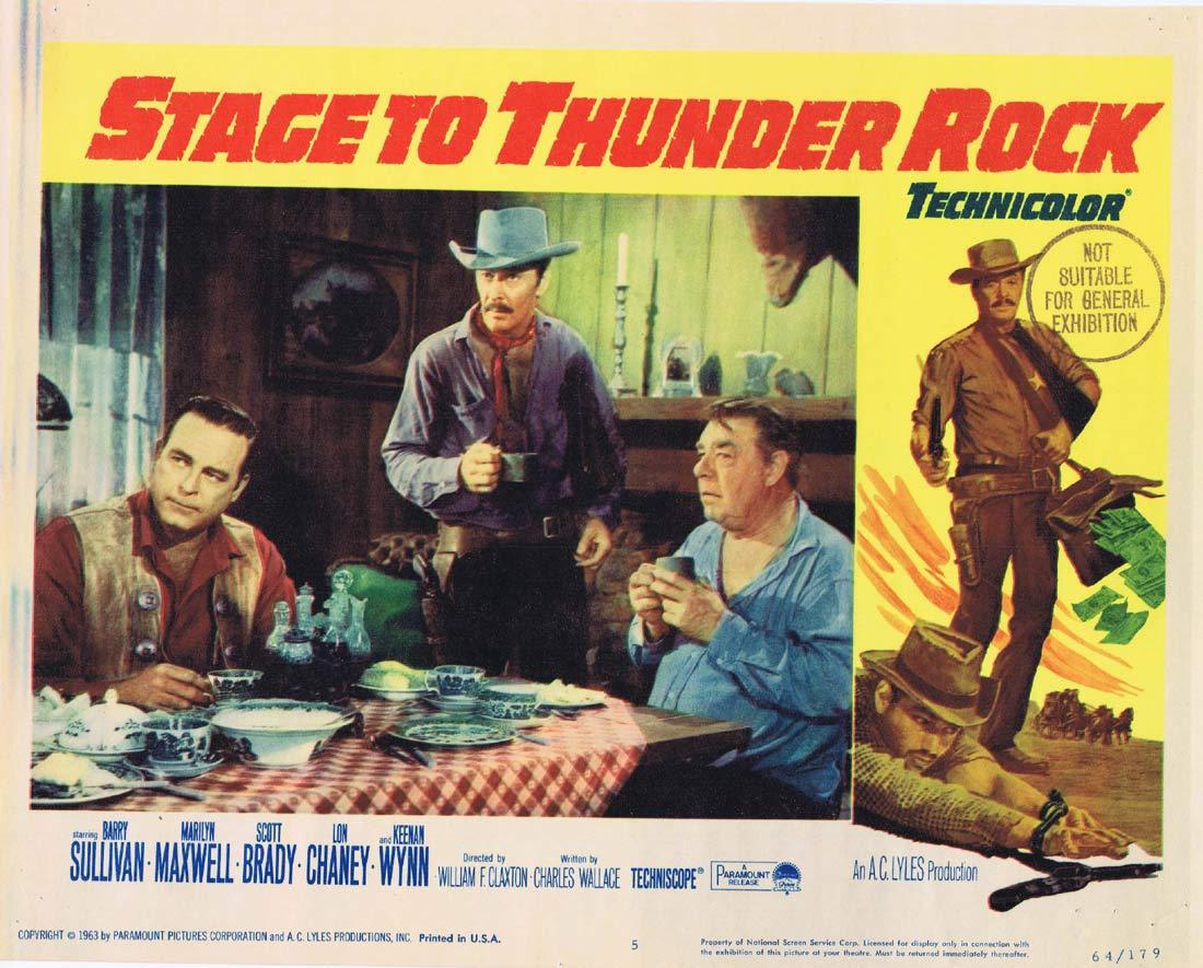 STAGE TO THUNDER ROCK Lobby card 5 Barry Sullivan Marilyn Maxwell