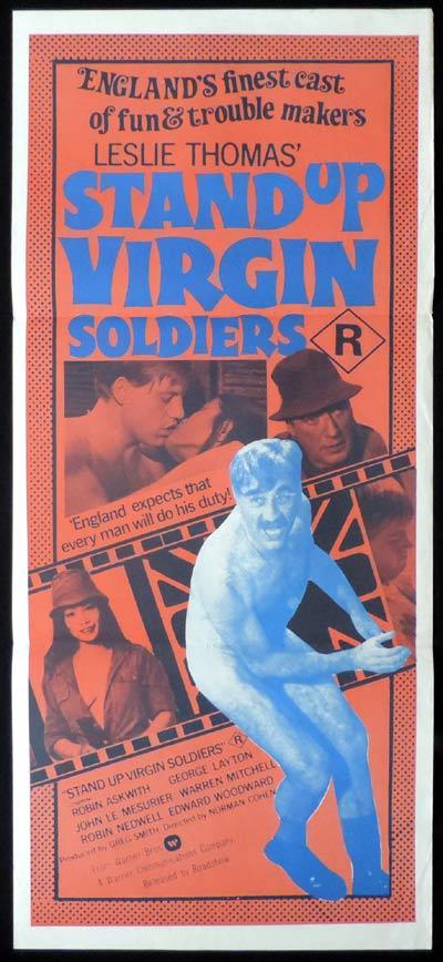 STAND UP VIRGIN SOLDIERS Daybill Movie Poster Edward Woodward