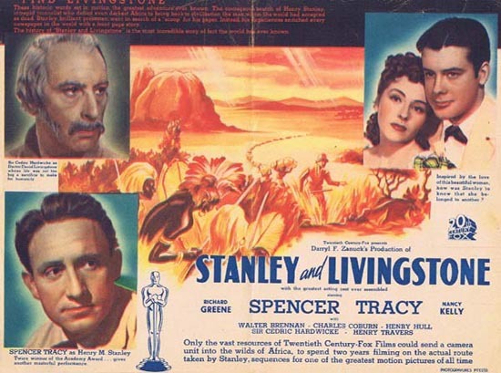 STANLEY AND LIVINGSTONE Spencer Tracy Richard Greene VINTAGE Australian Movie Herald
