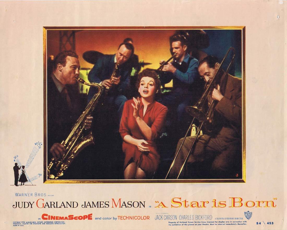 A STAR IS BORN Lobby Card 3 Judy Garland James Mason Jack Carson