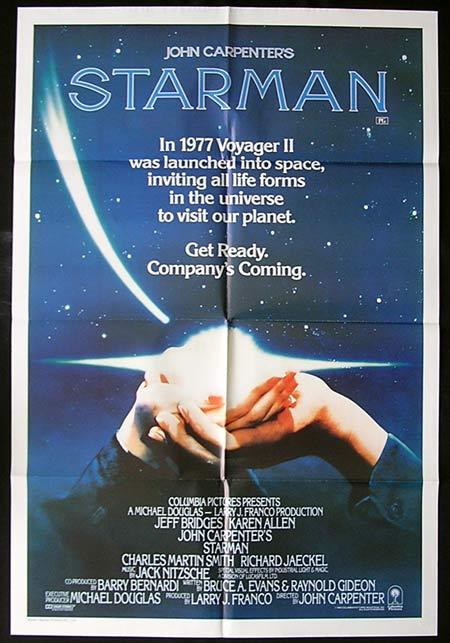 STARMAN Original One sheet Movie poster John Carpenter