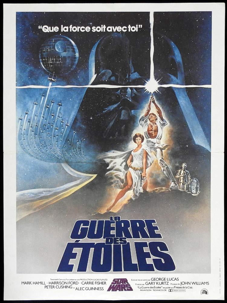 STAR WARS Original FRENCH Movie Poster