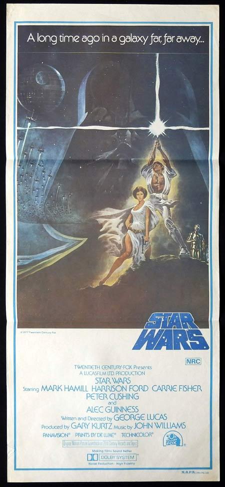 STAR WARS Original Daybill Movie Poster TOM JUNG ART