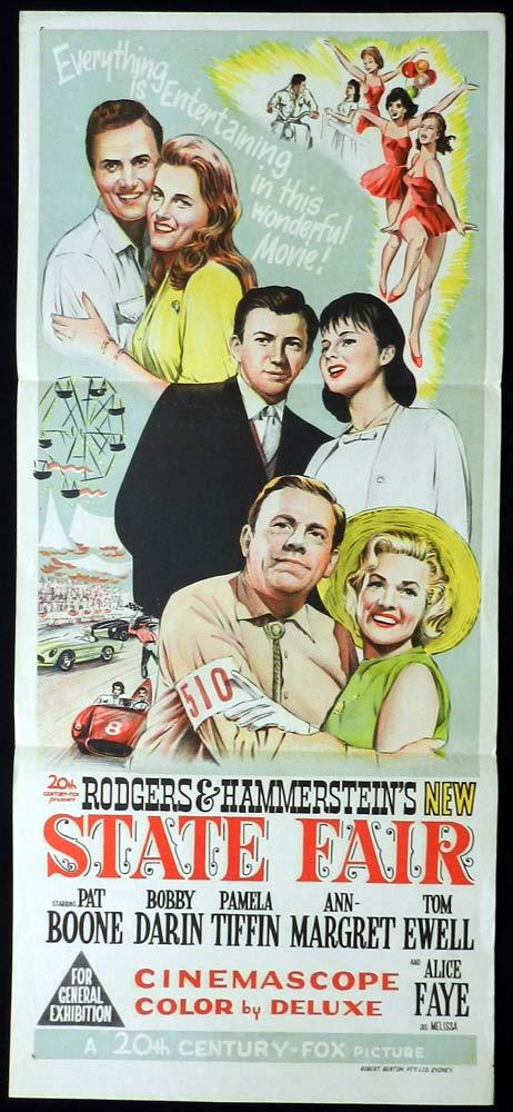 STATE FAIR Original Daybill Movie Poster Bobby Darin Pamela Tiffin