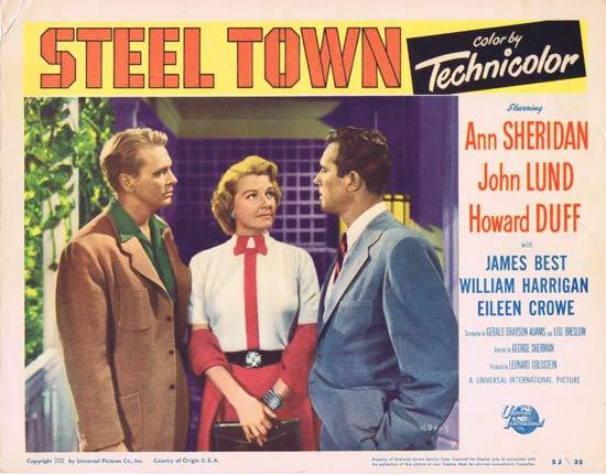 STEEL TOWN Lobby Card 7 1952 Ann Sheridan