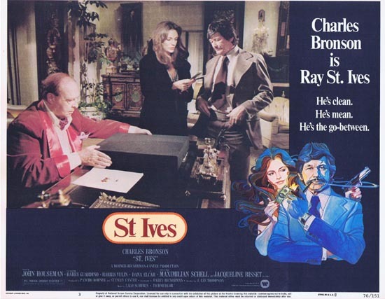ST IVES 1976 US Lobby card 3 Charles Bronson
