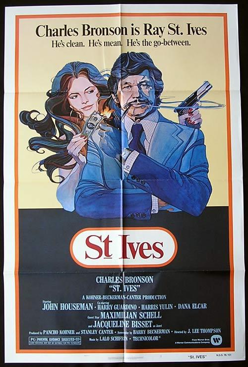 ST IVES Original One sheet Movie poster Charles Bronson