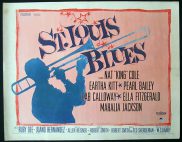 ST LOUIS BLUES '58-Nat King Cole-Ella Fitzgerald-Cab Calloway US HALF SHEET poster