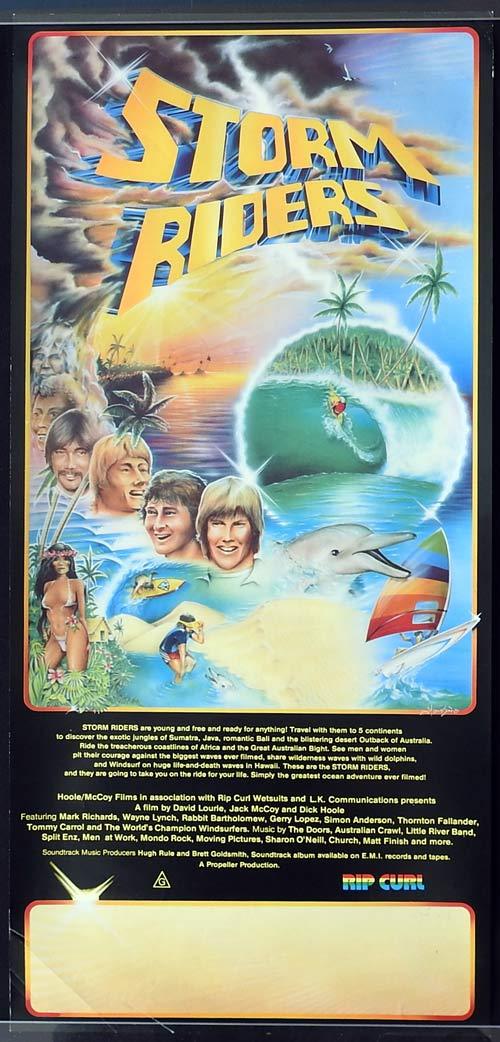 STORM RIDERS Daybill Movie poster 1980 Rare ORIGINAL Surfing