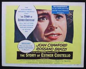 STORY OF ESTHER COSTELLO ’57 Joan Crawford Title Lobby Card #8