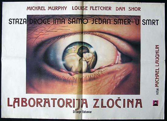 STRANGE BEHAVIOUR aka DEAD KIDS 1982 Michael Murphy Yugoslav movie poster