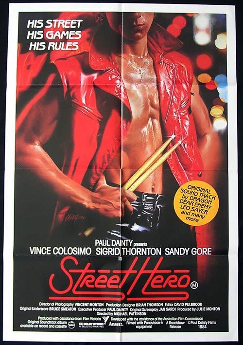 STREET HERO 1984 Dragon Leo Sayer ORIGINAL One Sheet Movie poster