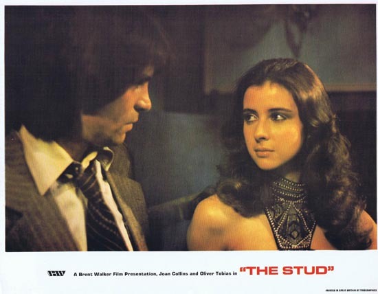 THE STUD 1978 Lobby Card 1 Joan Collins Oliver Tobias