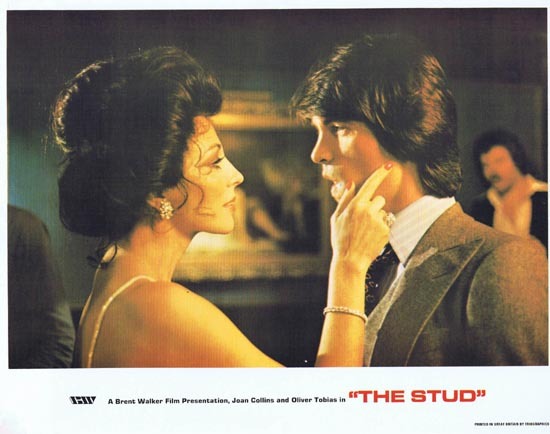 THE STUD 1978 Lobby Card 2 Joan Collins Oliver Tobias