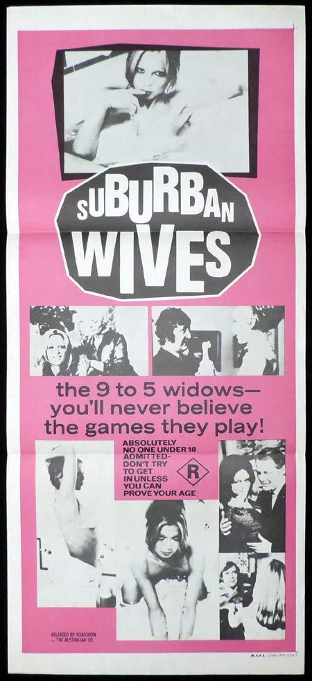 SUBURBAN WIVES Original Daybill Movie Poster