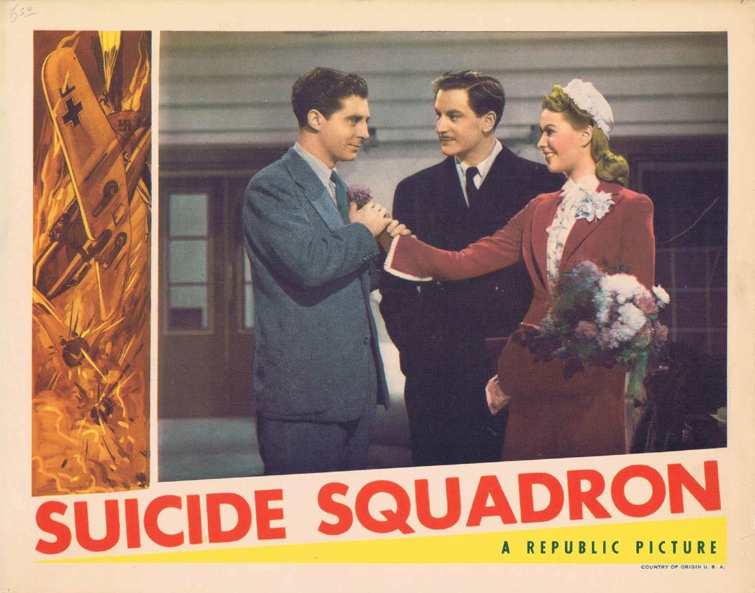 SUICIDE SQUADRON Lobby Card Anton Walbrook Sally Gray John Laurie Guy