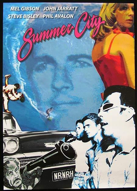 SUMMER CITY 2010r Mel Gibson Phil Avalon Steve Bisley Movie poster “B”
