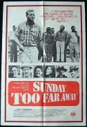 SUNDAY TOO FAR AWAY '75 Jack Thompson-ORIGINAL One sheet poster