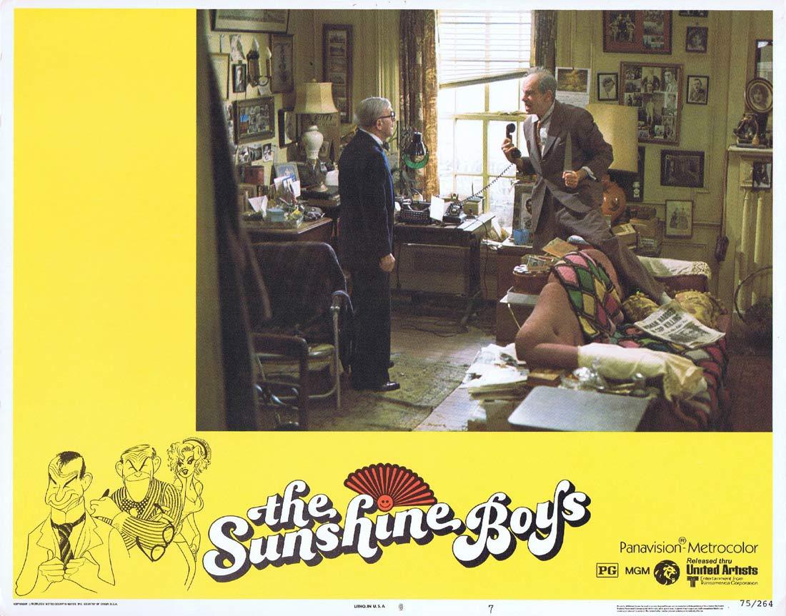THE SUNSHINE BOYS Lobby Card 7 Walter Matthau George Burns Jane Fonda Donald Sutherland