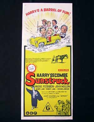 SUNSTRUCK 1972 Harry Secombe Daybill Movie poster