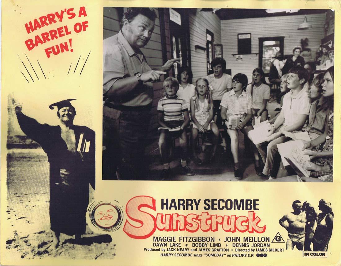 SUNSTRUCK Original Australian Lobby Card 3 Harry Secombe