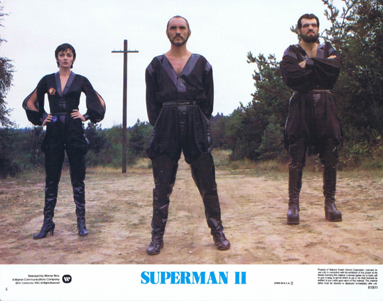 SUPERMAN II 1980 Christopher Reeve ORIGINAL US Lobby Card 4 The Bad Guys