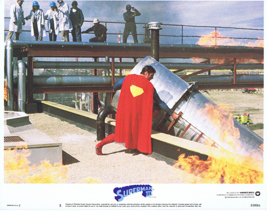 SUPERMAN III 1983 Christopher Reeve ORIGINAL US Lobby Card 5