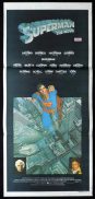 SUPERMAN THE MOVIE Original daybill Movie Poster Christopher Reeve Marlon Brando Gene Hackman