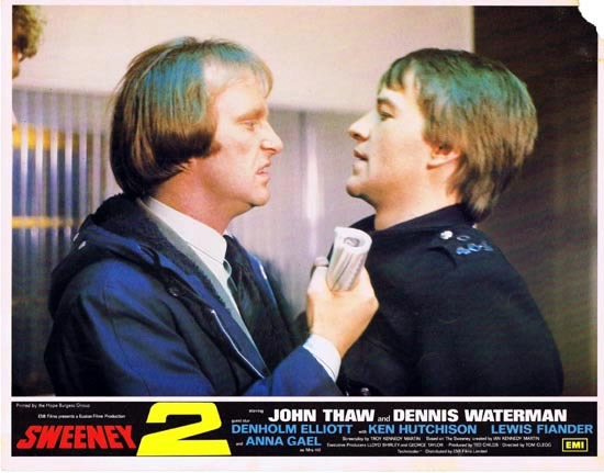 THE SWEENEY 2 1978 Lobby Card 6 John Thaw Dennis Waterman