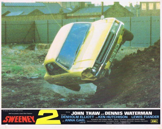 THE SWEENEY 2 1978 Lobby Card 8 John Thaw Dennis Waterman