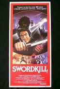 SWORDKILL aka GHOST WARRIOR '86-Samurai daybill