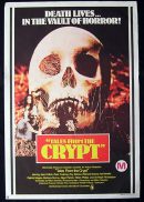 TALES FROM THE CRYPT Original One sheet poster Peter Cushing RARE