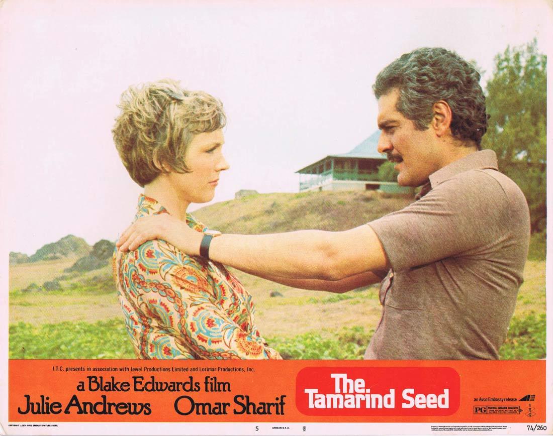 THE TAMARIND SEED Original Lobby Card 5 Julie Andrews Omar Sharif