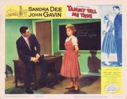 TAMMY TELL ME TRUE 1961 Sandra Dee Lobby Card 1 Blackboard