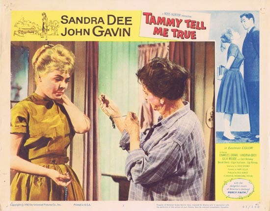 TAMMY TELL ME TRUE 1961 Sandra Dee Lobby Card 3
