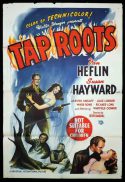 TAP ROOTS One sheet Movie poster Susan Hayward Boris Karloff