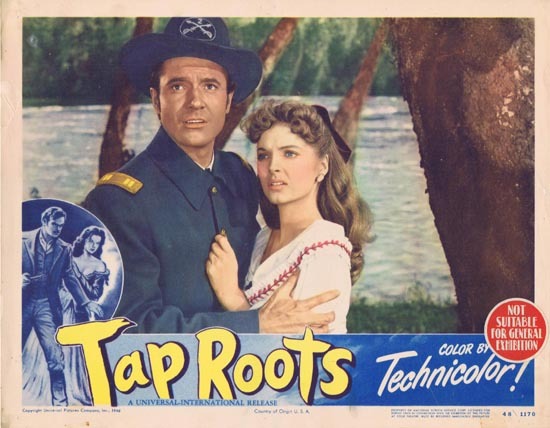 TAP ROOTS 1948 Movie Lobby Card 2 Susan Hayward Van Heflin