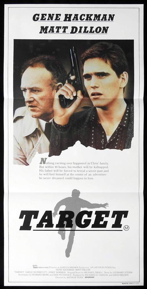 TARGET Original Daybill Movie Poster Gene Hackman Matt Dillon Gayle Hunnicut