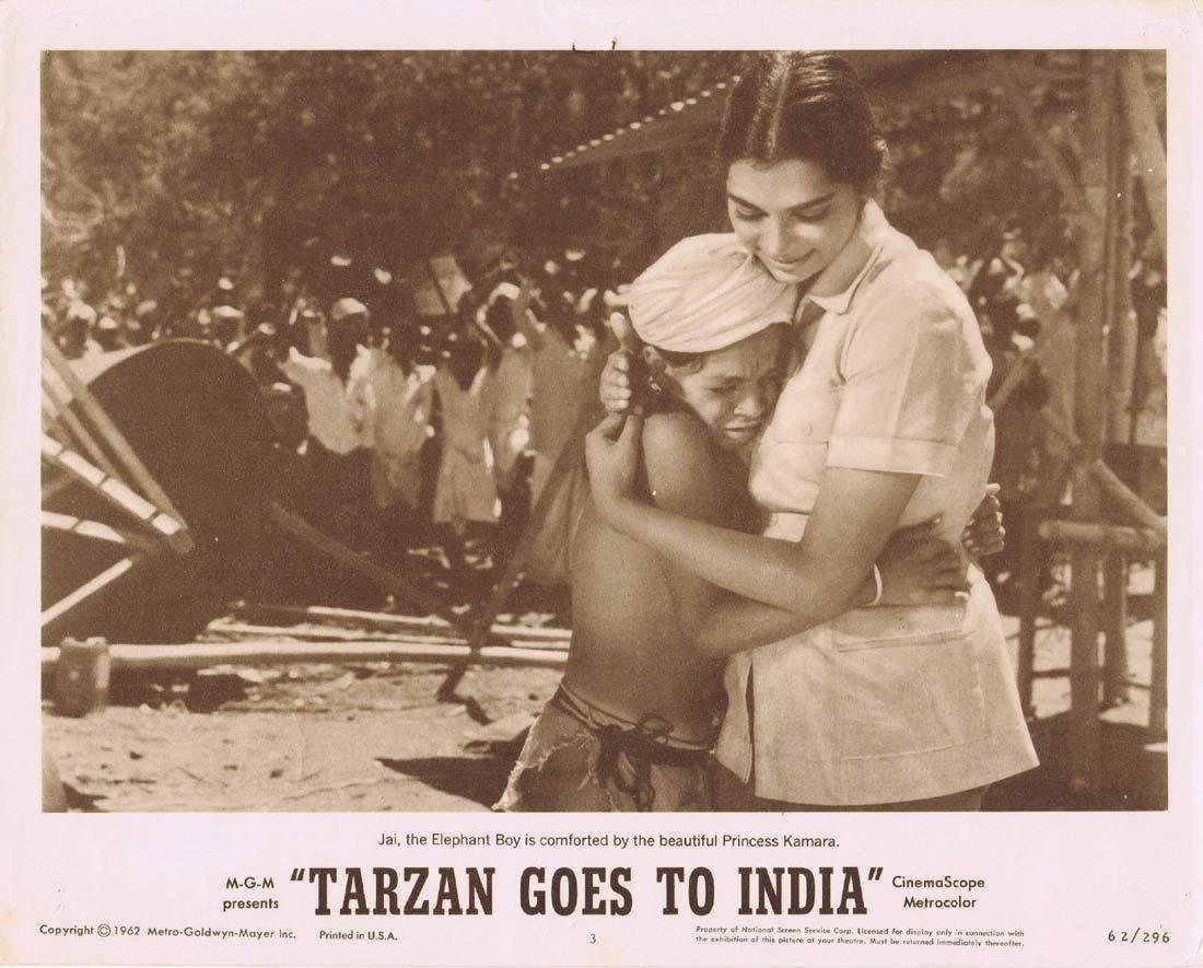 TARZAN GOES TO INDIA Lobby Card 3 Jock Mahoney Jai