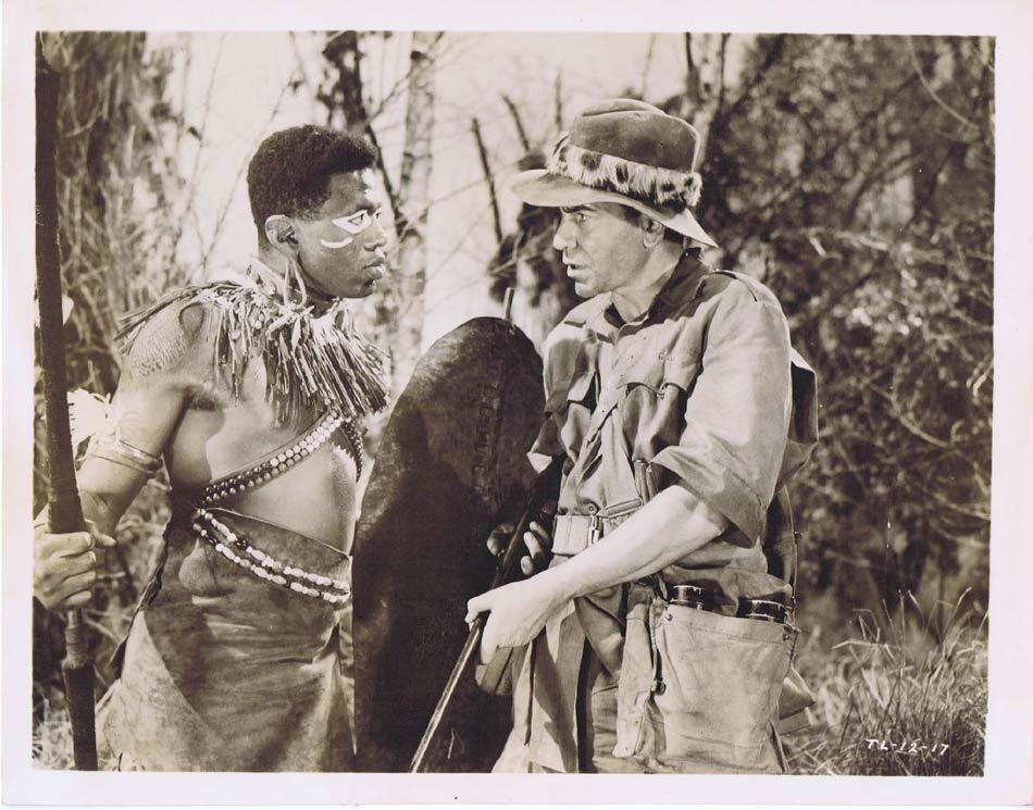 TARZAN AND THE LOST SAFARI Vintage Movie Still 5 Robert Beatty with Natives