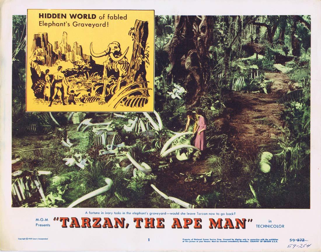 TARZAN THE APE MAN Original Lobby Card 1 Denny Miller Joanna Barnes