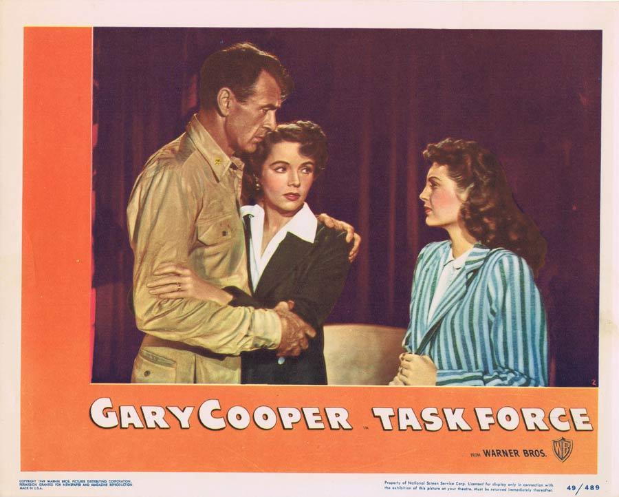 TASK FORCE Lobby Card 2 Gary Cooper Jane Wyatt