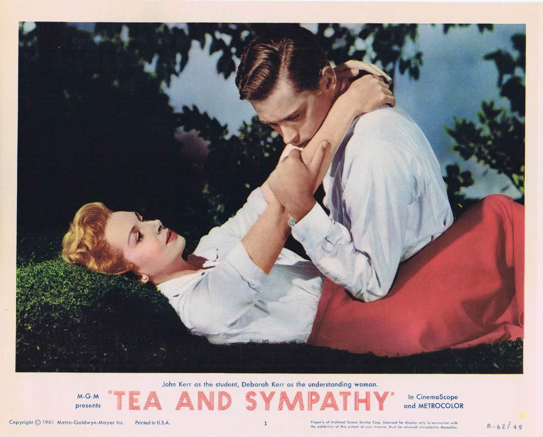 TEA AND SYMPATHY Original Lobby Card 1 Deborah Kerr John Kerr 1962r