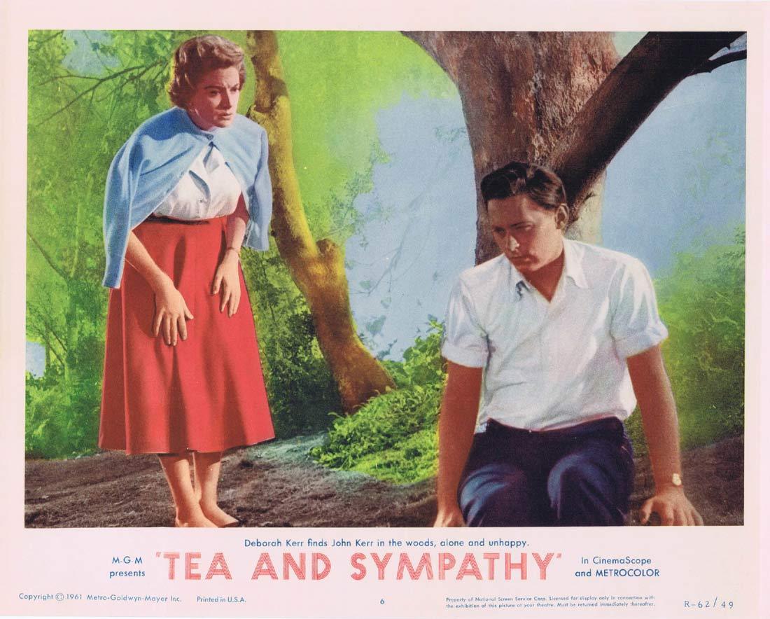 TEA AND SYMPATHY Original Lobby Card 6 Deborah Kerr John Kerr 1962r
