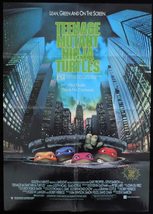 TEENAGE MUTANT NINJA TURTLES Original One sheet Movie poster
